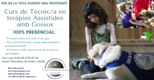 Curs de tècnic/a en teràpies assistides amb gossos – Juny del 2026